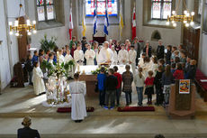 Dankgottesdienst der Kommunionkinder (Foto: Karl-Franz Thiede)